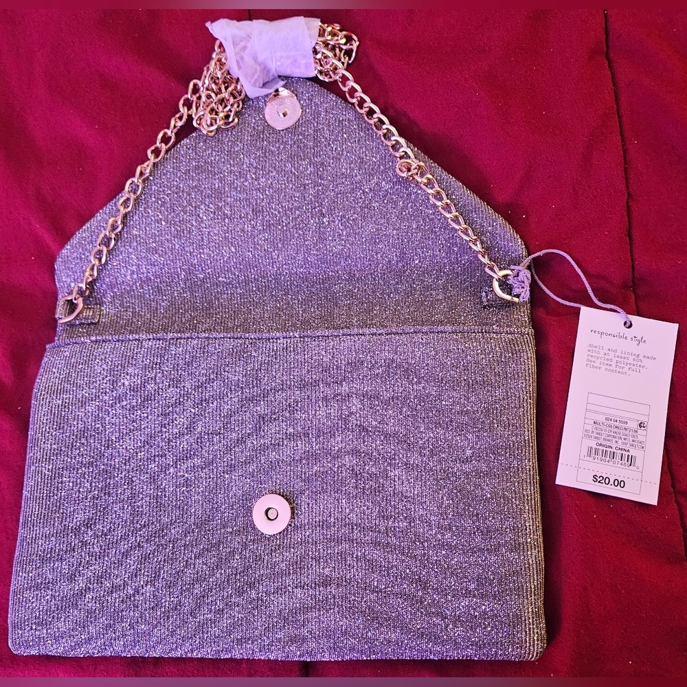 (3) A New Day Silver Clutch Bags - Picture 6 of 7